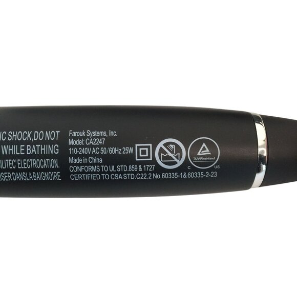 Chi Spin N Curl Curling Iron Onyx Black CA2247 Tested - Picture 3 of 5